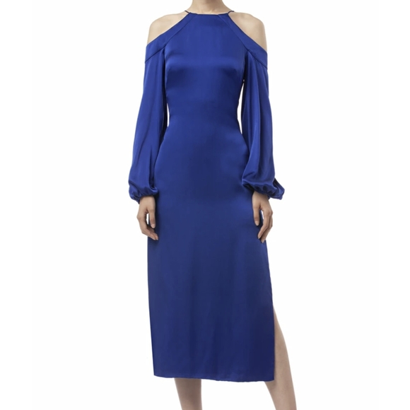 AMUR Midi 100% Silk Dress